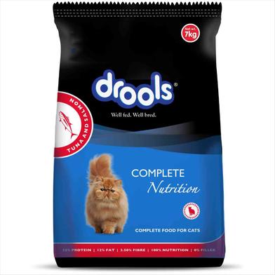Drools Cat Food Tuna And Salmon - 7kg With 1.2 kg Free image