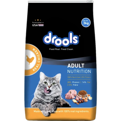 Drools Adult Dry Cat Food Chicken Flavour 7kg image