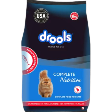 Drools Adult Dry Cat Food - Tuna and Salmon Flavour 3Kg | Cat Dry Food image