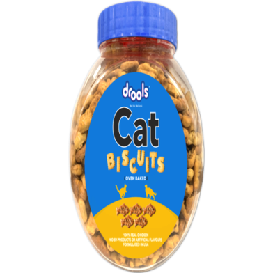 Drools Cat Treat Biscuits - Real Chicken Flavor 110g Jar image