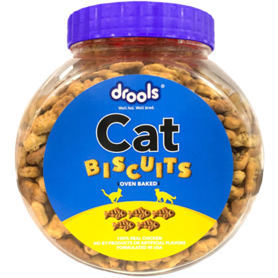 Drools Cat Treats - Real Chicken Biscuits - 400gm image