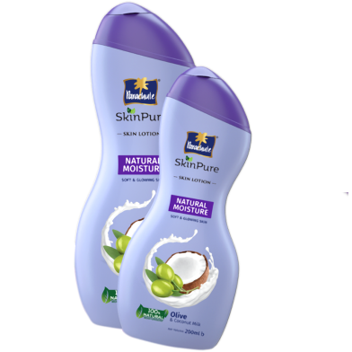 Drz Exclusive Winter Mega Pack Parachute Skinpure Skin Lotion Natural White 300ml 200ml image