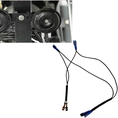 Dual Horn Wiring Universal Clip Harness Kit For Cars and Bikes In 12v | Plug and Play Fitment 1 Piece image