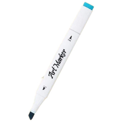Dual Tips Art Marker Double Sided 12 Colors image