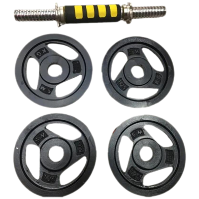 Dumbbell with 11 Inch Stick Plus Grip - Black image