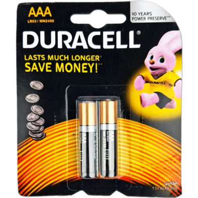 Duracell Lr03 Mn2400 Alkaline Aaa Batteries Bundle Of 2Pcs image
