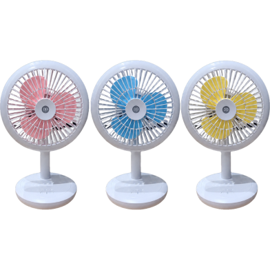 Duration Power DP-7632 Rechargeable Portable Fan With LED Light image