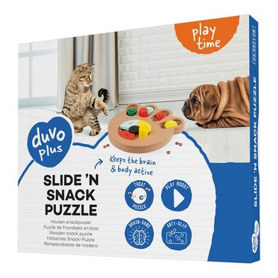 Duvo Plus Wooden Slide `n Snack Puzzle – Rectangle Multicolored image