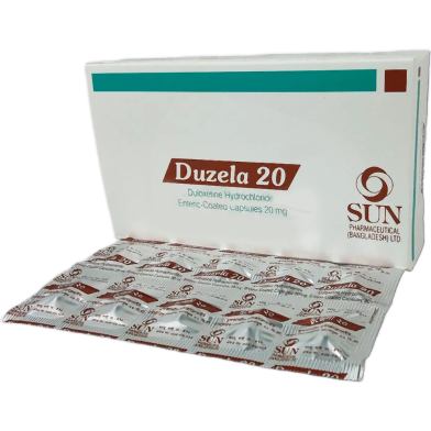 Duzela 20 mg Capsule 10's Strip image