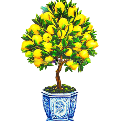 Dwarf Lemon Tree Natural Perfume Indoor 10 Pcs Seeds image