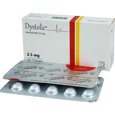 Dystolic 2.5 mg Tablet 10's Strip image