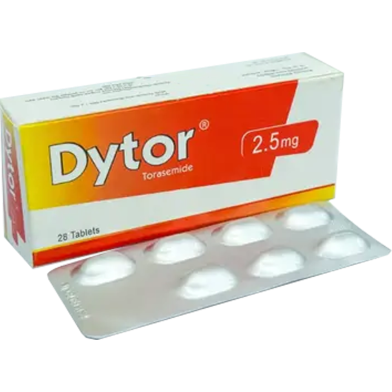 Dytor 2.5 mg Tablet 10's Strip image
