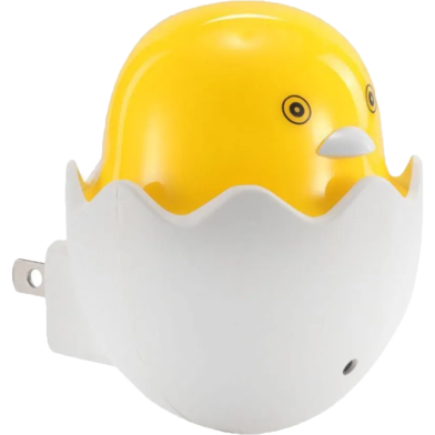 EU Plug Duck Owl Wall Socket Light Control Sensor LED Night Light Bedroom lamp image