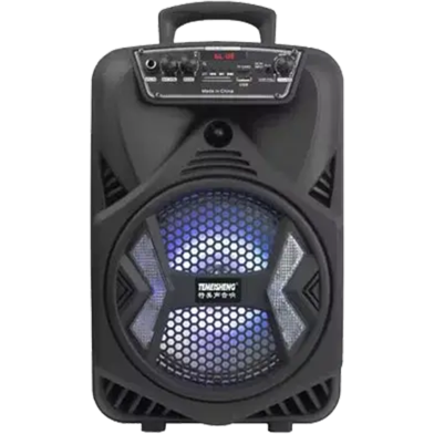 EXLG HD-803T Bluetooth Trolly Speaker 8 Inch Black image