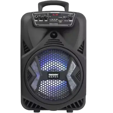 EXLG HD-804T Bluetooth Trolly Speaker 8 Inch Black image