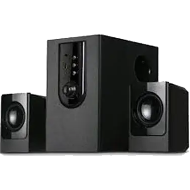 EXLG MS-213BT Bluetooth Speaker 2:1 Black image