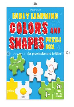 Early Learning Colors And Shapes Puzzle Box - Age 3 and Above