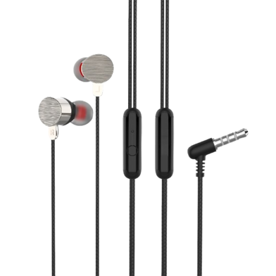 Earphone 3.5mm with 1.2M TPE Cable (E02) Black image