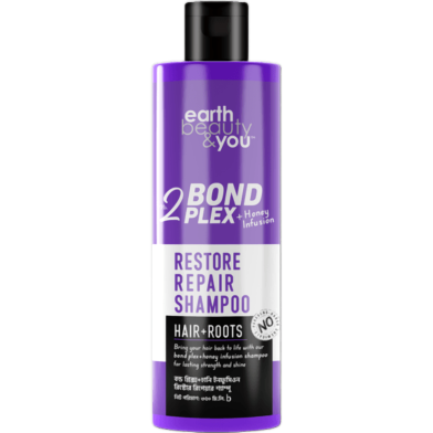 Earth Beauty And You 2 No Bond Plex Plus Honey Infusion Restore Repair Shampoo Hair Plus Roots 350ml image