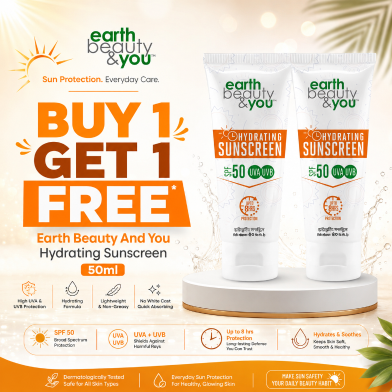 Earth Beauty and You Hydrating Sunscreen 50ml (Buy 1 Get 1 FREE) image