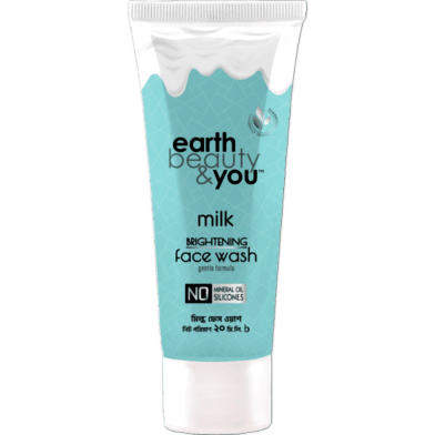 Earth Beauty And You Milk Brightening Face Wash 20ml image