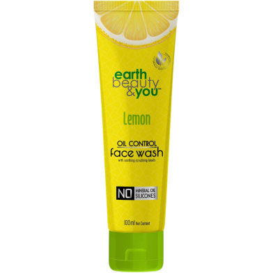 Earth Beauty and You Lemon Oil Control Face Wash- 100ml image