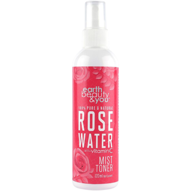 Earth Beauty and You Rose Water With Vitamin C Mist Toner- 120ml image