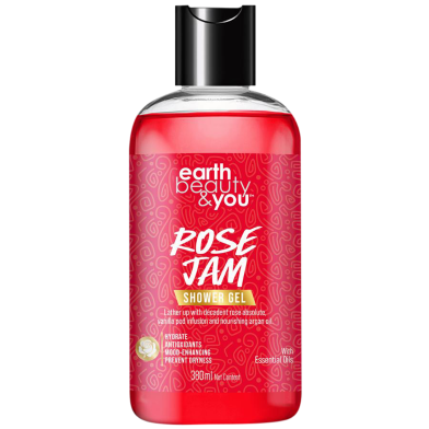 Earth Beauty and You Shower Gel Rose Jam- 380ml image