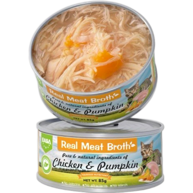 Easa Cat Can Food Real Meat Broth - Chicken and Pumpkin 85g | Cat Wet Food image