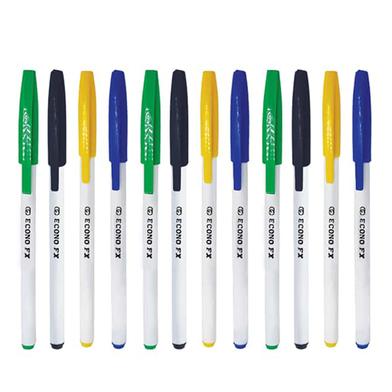 Econo FX Ball Pen Black Ink - 12 Pcs image