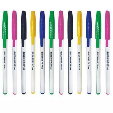 Econo FX Plus Ball Pen Black Ink - 12 Pcs image