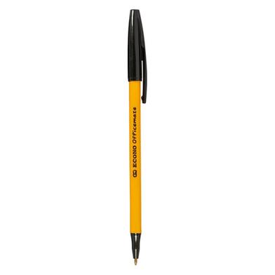 Econo Officemate Ball Pen Black Ink - 10 Pcs image