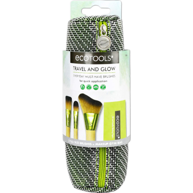 Ecotools Travel And Glow Makeup Brush Set 3Pcs image