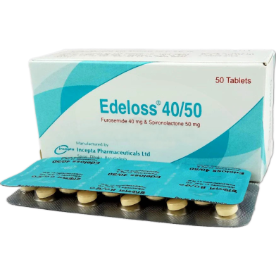 Edeloss 40 mg, 50 mg Tablet 10's Strip image