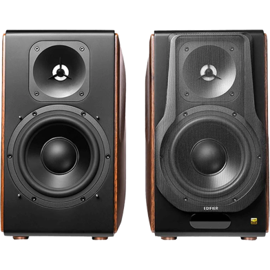 Edifier S3000MKII Premium 2.0 Bookshelf Speaker Brown image
