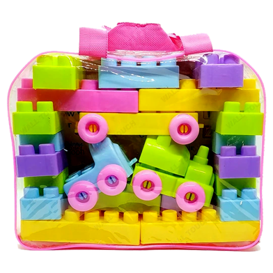 Educational Building/Train Blocks Lego For Kids Play And Learn-72/53/22 Pcs (lego_53)- 53 Pcs image