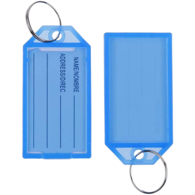 Elecdon Key Chain 10 Pcs Classified Tag Luggage Assorted Color image