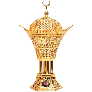 Electric Bakhoor Burner Gold image