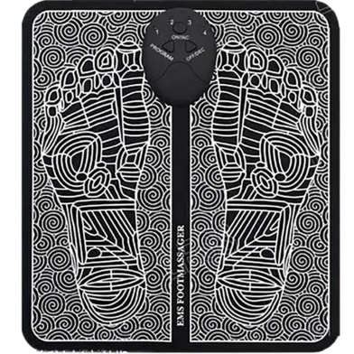 Electric EMS Foot Massager Pad Portable Foldable Massage Mat Muscle Stimulation Improve Blood Circulation Relief Pain Relax Feet image
