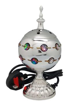 Electric Incense Burner Silver color image