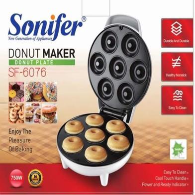 Electric Mini Donut Maker Machine, Non-stick Surface Donut Maker, Donut Print for Home making 7 Small Doughnuts and More Snacks image