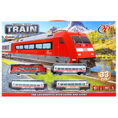 Electric Rail Train Toy With Light Music Rail Track Line For Kids Fun Toys (JHX8813) -133272904 image