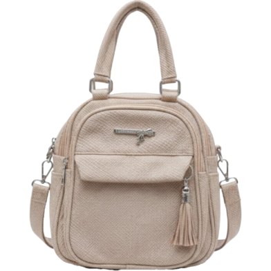 Elegant Beige Ladies Handbag Stylish And Lightweight Shoulder Bag For Women image