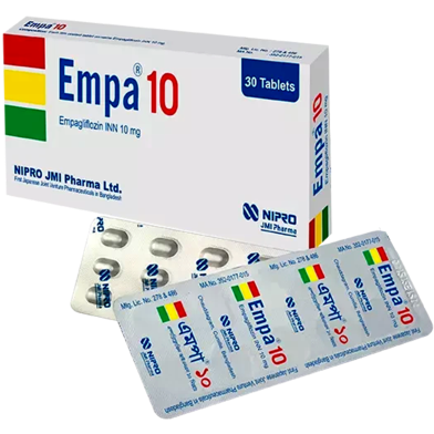 Empa 10 mg - 15's Strip Tablet image