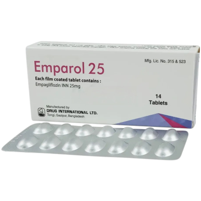 Emparol 25mg Tablet 14's Strip image