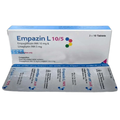 Empazin L 10 mg, 5 mg Tablet 10's Strip image