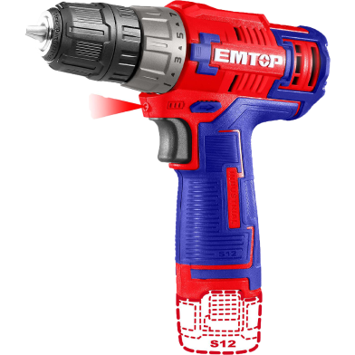 Emtop ECDL12510 Cordless Drill (12V) image