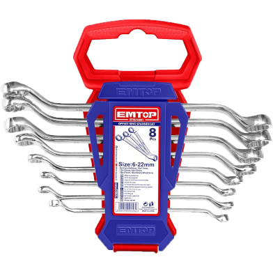 Emtop EFRS10801 Spanner Set Off 8 Pcs image