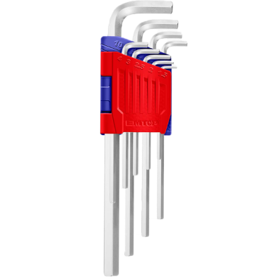 Emtop EHKY1092 Hex Key Long 9 Pcs image