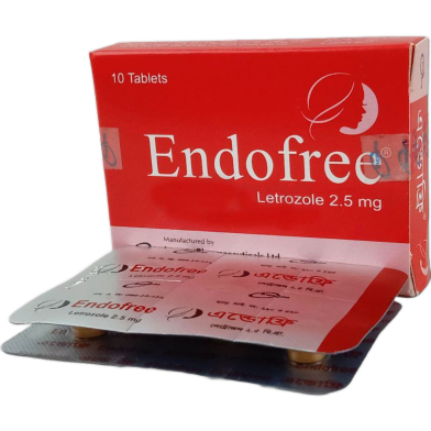Endofree 2.5 mg Tablet 10's Pack image